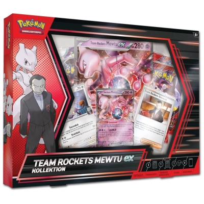 Pokémon Team Rocket Mewtu EX Kollektion - DE