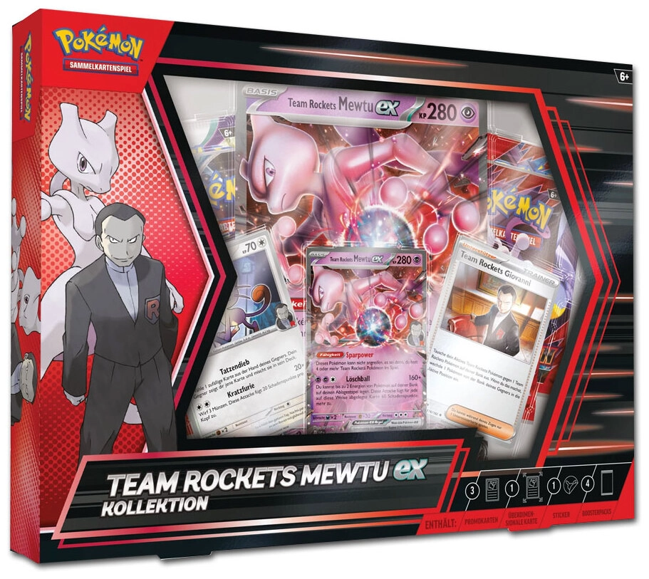 Pokémon Team Rocket Mewtu EX Kollektion - DE