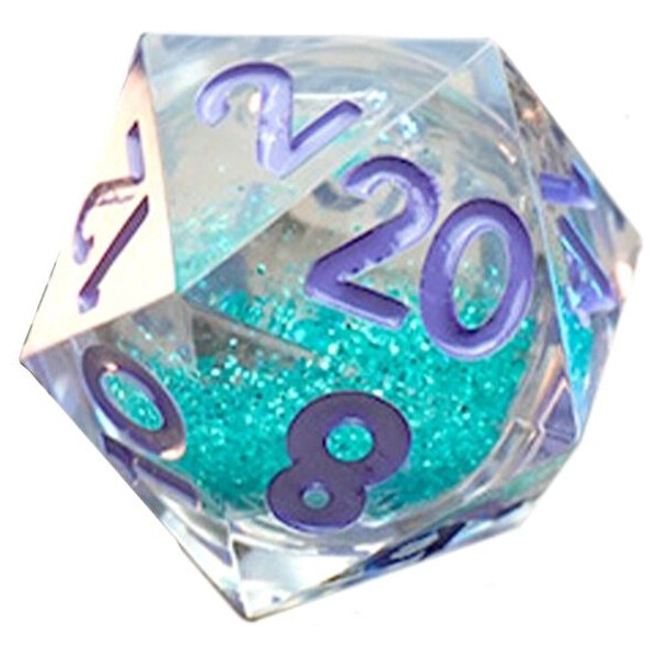 D20 Würfel - Elixir Liquid Core Disco Vibes
