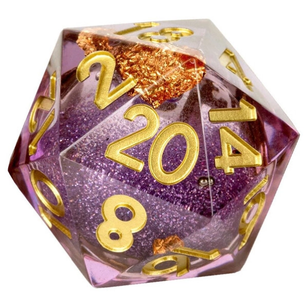 D20 Würfel - Elixir Liquid Core Aether Abstract