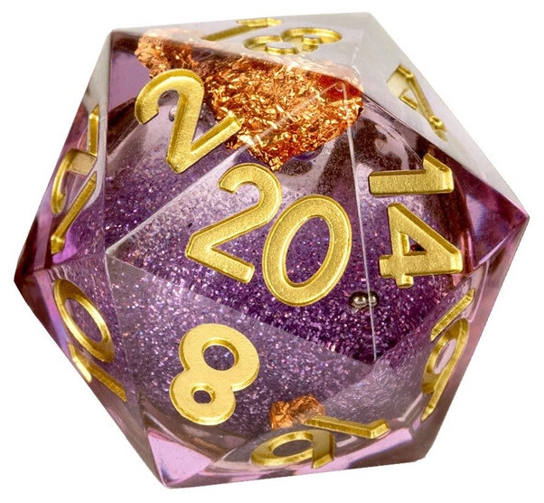 D20 Würfel - Elixir Liquid Core Aether Abstract