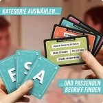 STADT LAND VOLLPFOSTEN: Das Kartenspiel – Junior Edition