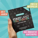 STADT LAND VOLLPFOSTEN: Das Kartenspiel – Junior Edition