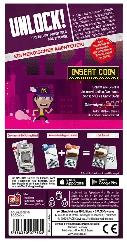 Unlock! - Heroic Adventures - Coin Einzelszenario