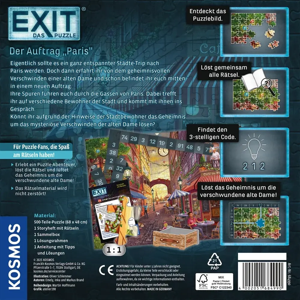 EXIT – Das Puzzle: Der Auftrag "Paris"