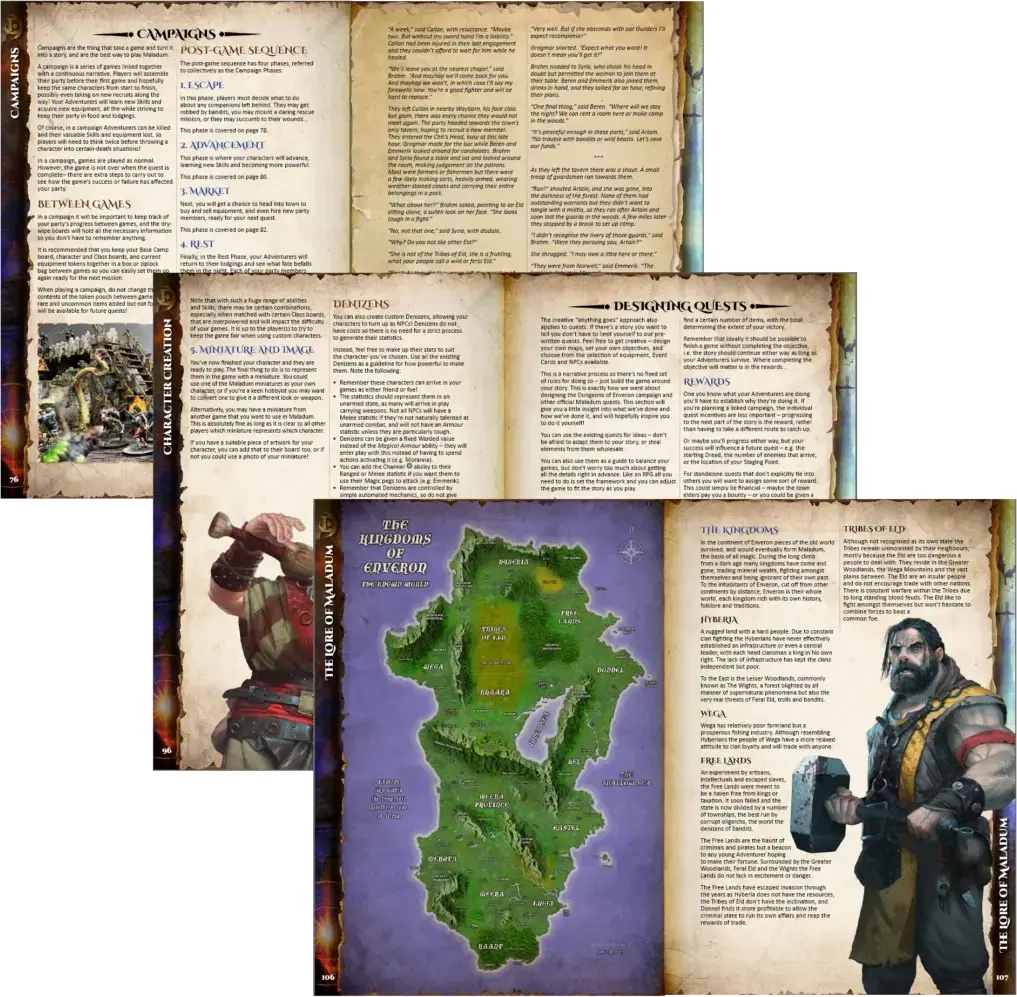 Maladum Deluxe Rulebook - DE