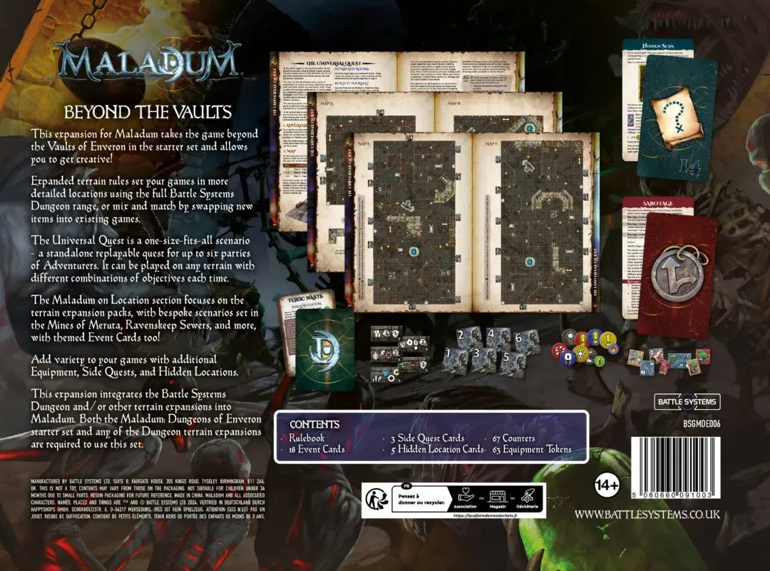 Maladum Beyond the Vaults EN