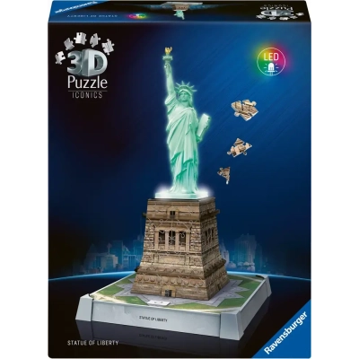 Iconics Statue of Liberty w. Light 108p