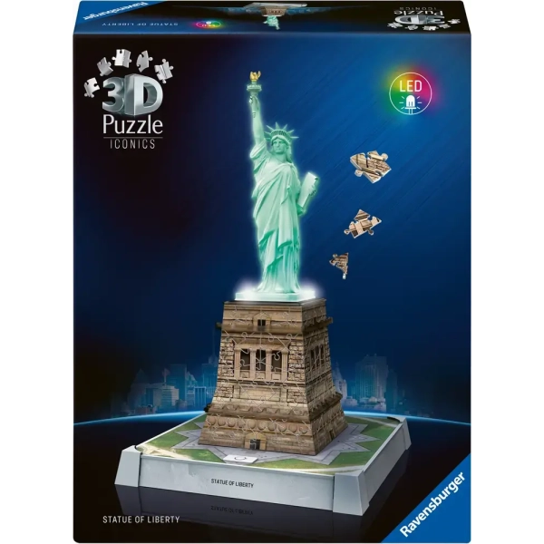 Iconics Statue of Liberty w. Light 108p