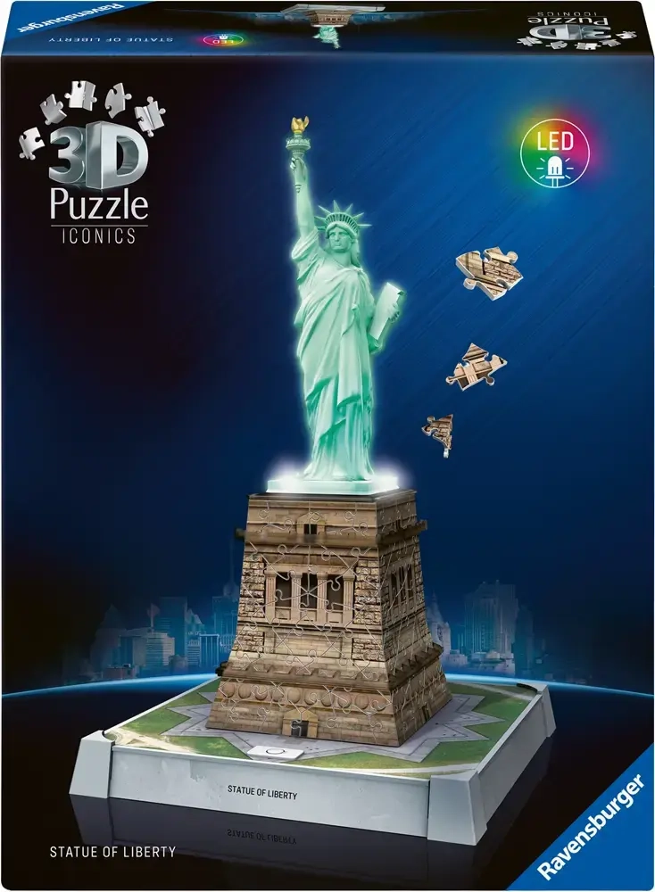 Iconics Statue of Liberty w. Light 108p