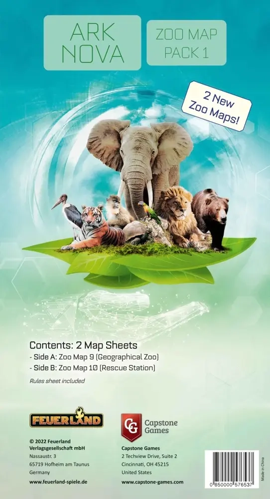 Ark Nova: Zoo Map Pack 1 - EN
