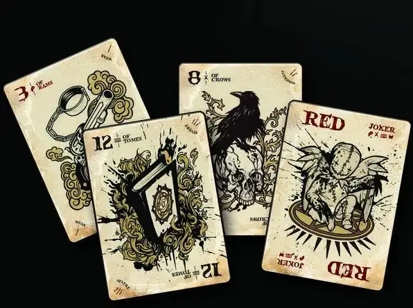 Malifaux 3rd Edition - Fate Deck Bad Ink with Deckbox - EN