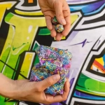 Full Art Dice Pouch Graffiti