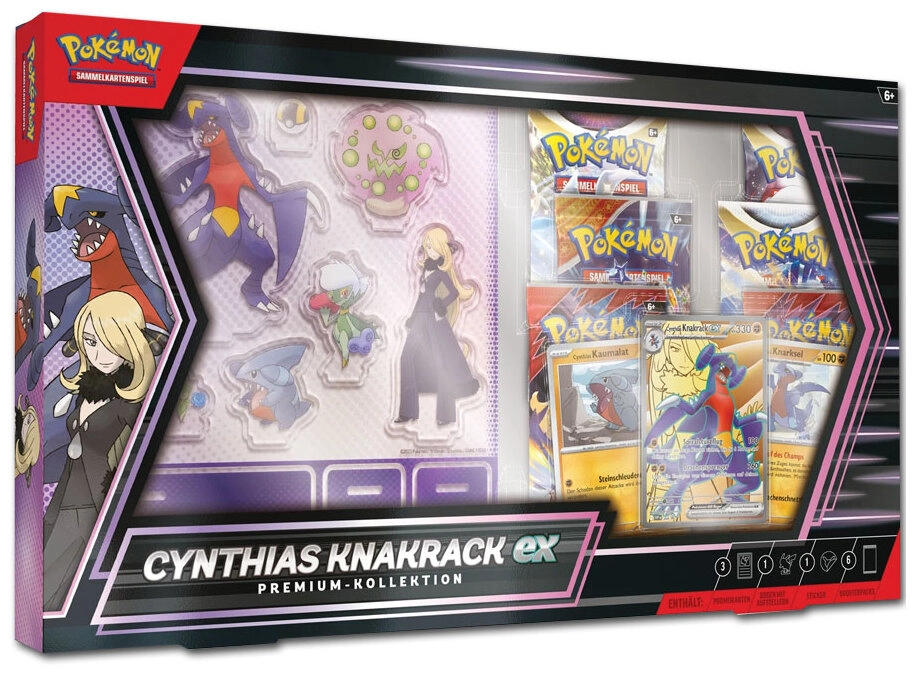Pokémon Cynthias Knakrack EX Premium Kollektion - DE
