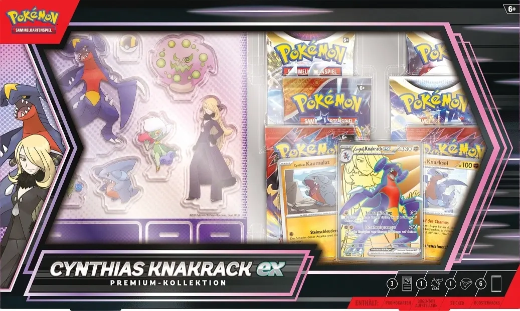 Pokémon Cynthias Knakrack EX Premium Kollektion - DE