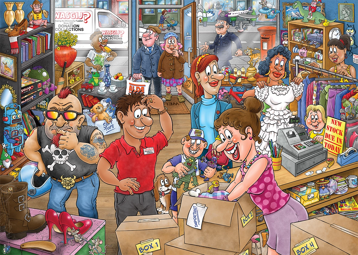 Spenden-Desaster! - Wasgij Mystery 29