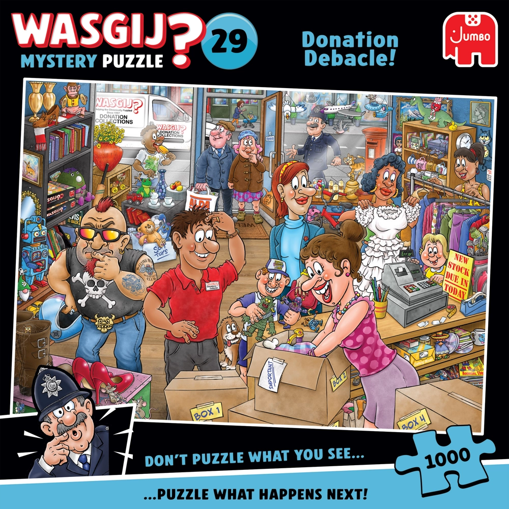Spenden-Desaster! - Wasgij Mystery 29
