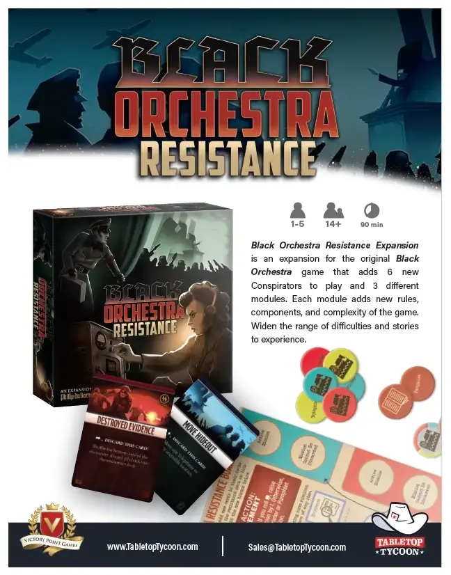 Black Orchestra - Resistance Expansion - EN