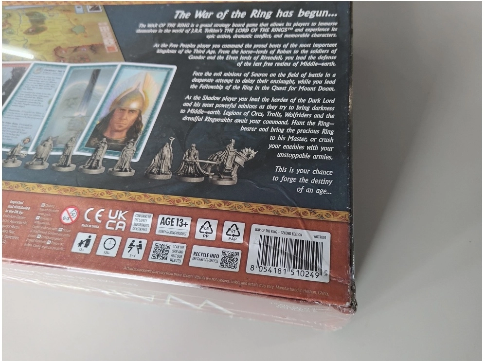 War of the Ring - Second Edition - EN (Defekte Verpackung)