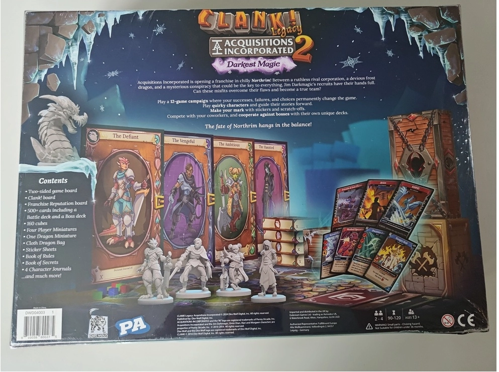 Clank! Legacy 2: Acquisitions Incorporated - Darkest Magic - EN (Defekte Verpackung)