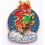 Quest's Reward Fine Art Pins Book Wyrm