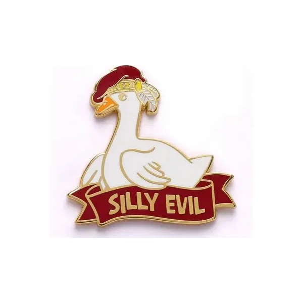 Alternative Alignments Enamel Pin Silly Evil Goose