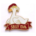 Alternative Alignments Enamel Pin Silly Evil Goose