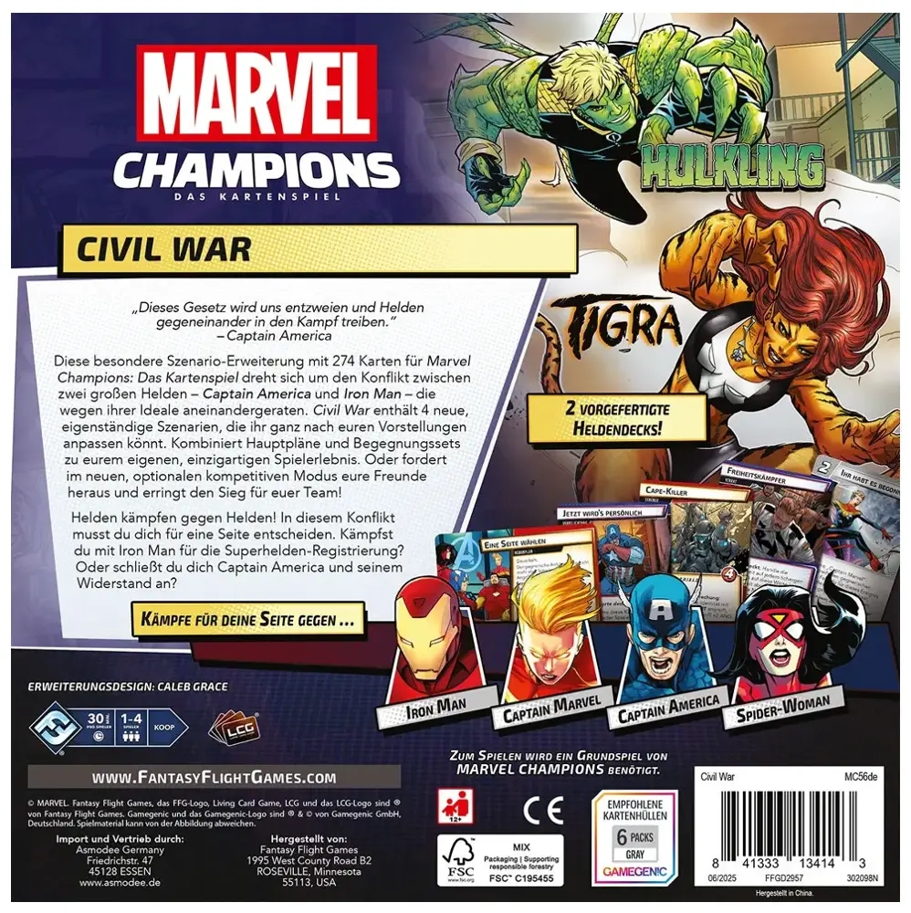 Marvel Champions: Das Kartenspiel – Civil War