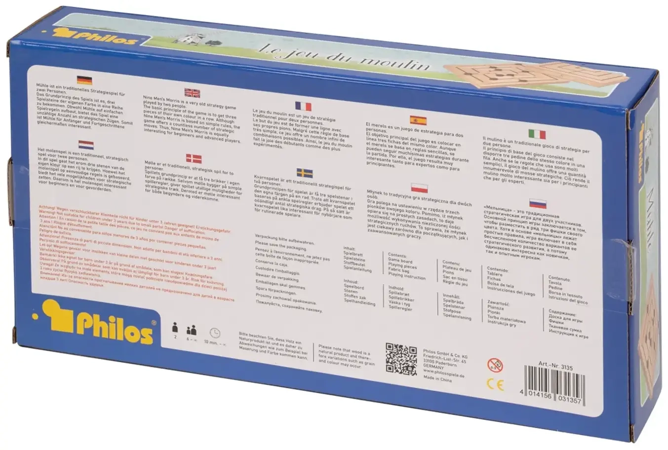 Mühlespiel Kassette