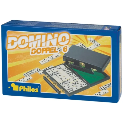 Domino - Doppel 6 - Kunstlederkoffer 