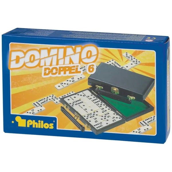 Domino - Doppel 6 - Kunstlederkoffer 