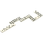 Domino - Doppel 6 - Kunstlederkoffer 