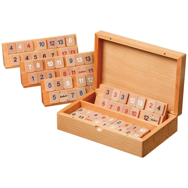 Rummy - Holzkassette - klein - Magnetverschluss