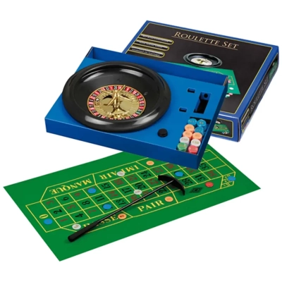 Roulette Set - mit Kunststoffteller