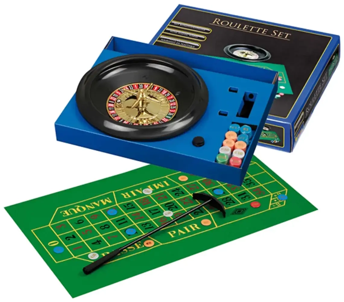Roulette Set - mit Kunststoffteller