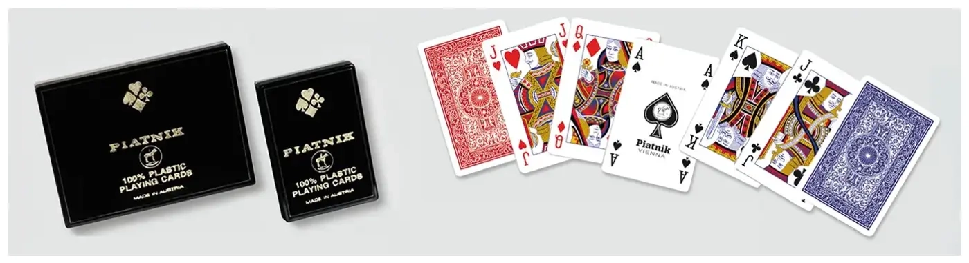 Playing Cards: Bridge/Romme (100% Plastic Cards)