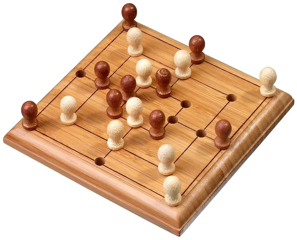 Mini-Spiel - Mühle - Bambus