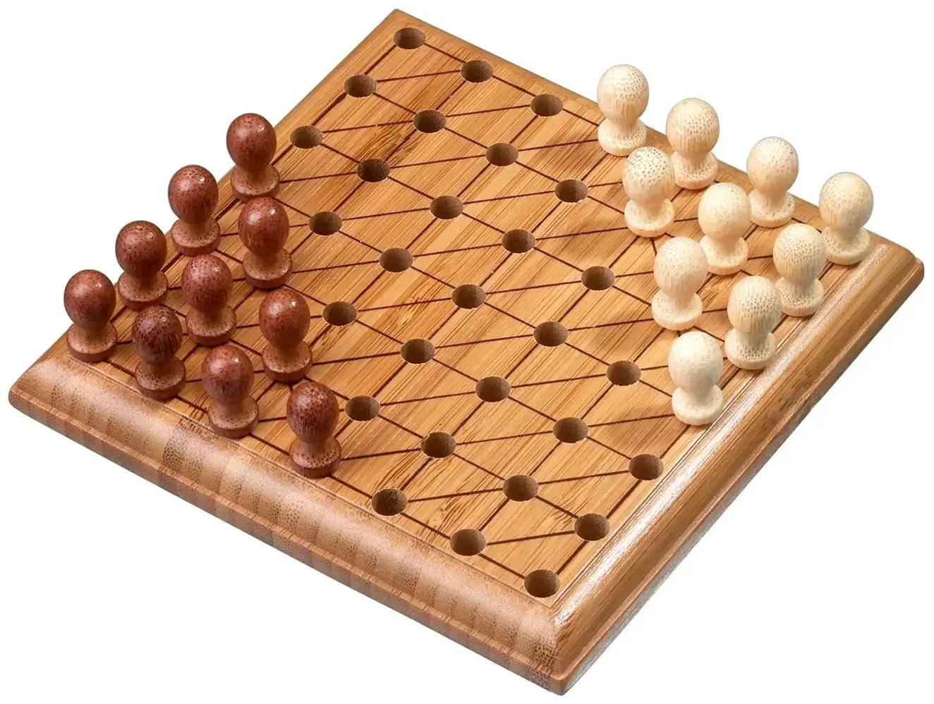 Halma - Mini-Spiel - Bambus