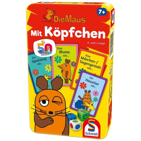 Die Maus, Mit Köpfchen (Metalldose)