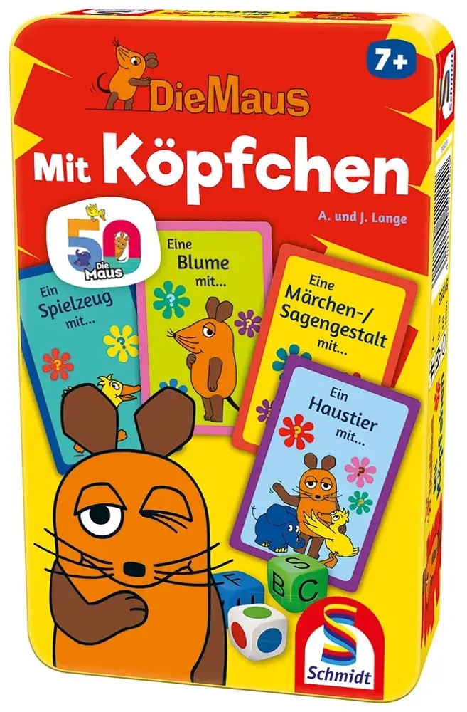 Die Maus, Mit Köpfchen (Metalldose)