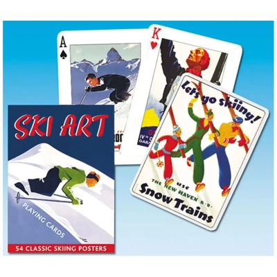 Ski Art (Skiing Posters), Poker