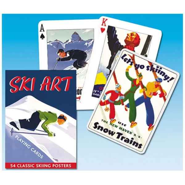 Ski Art (Skiing Posters), Poker