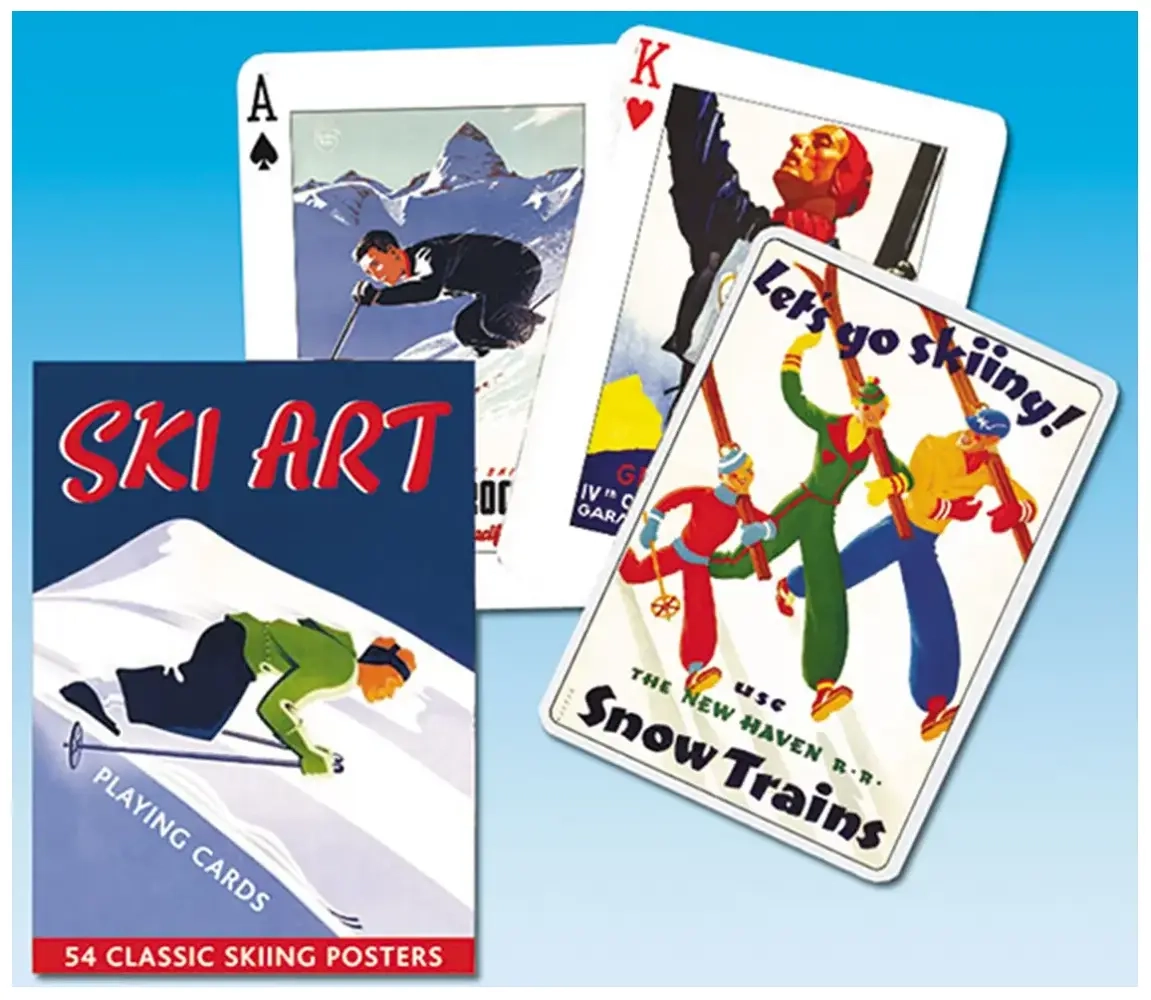 Ski Art (Skiing Posters), Poker