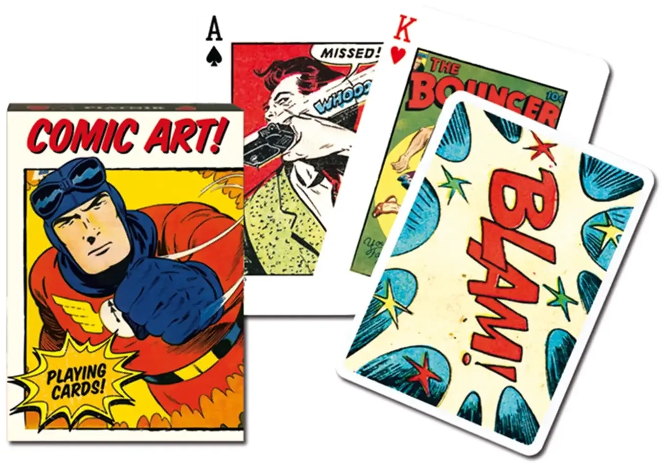Collectors Cards Poker, Vintage Comic Art