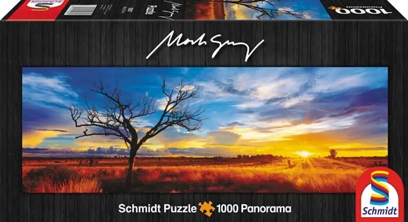 Australien, Oak Wüste im Sonnenuntergang