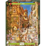 Romantische Stadt bei Tag