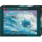 Weltkarte aus Wellen