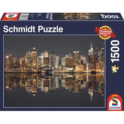 New York Skyline bei Nacht