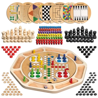 Holz-Spielesammlung 9