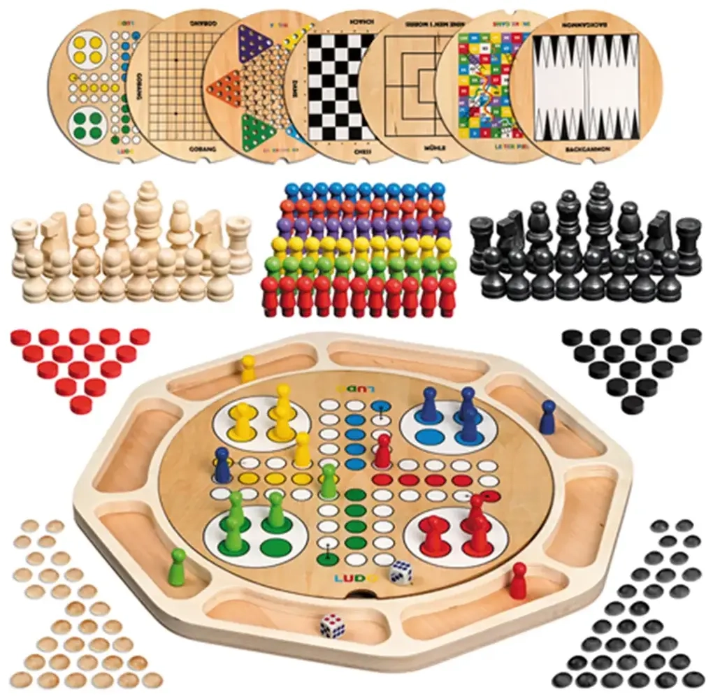 Holz-Spielesammlung 9